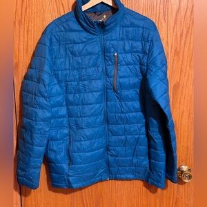 Xersion Men’s‎ packable puffer coat sz large blue